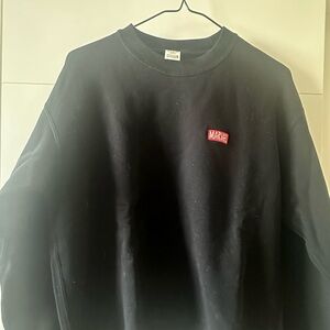 Uniqlo Black Marvel Logo Sweatshirt